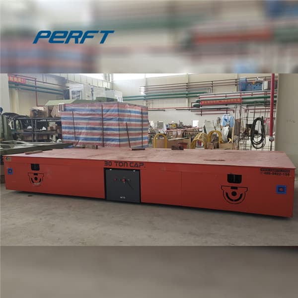 steerable transfer trolley for manufacturing industry 20 tons